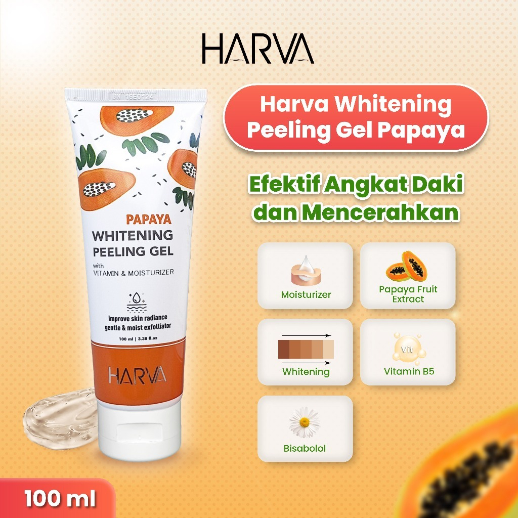 HARVA Peeling Gel (Bengkoang & Papaya) - 100ML - Image 2
