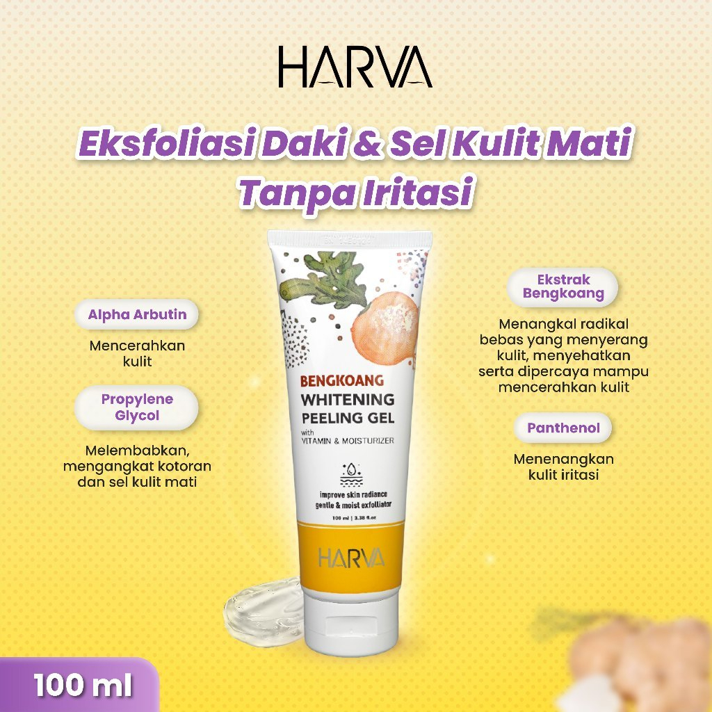 HARVA Peeling Gel (Bengkoang & Papaya) - 100ML - Image 3