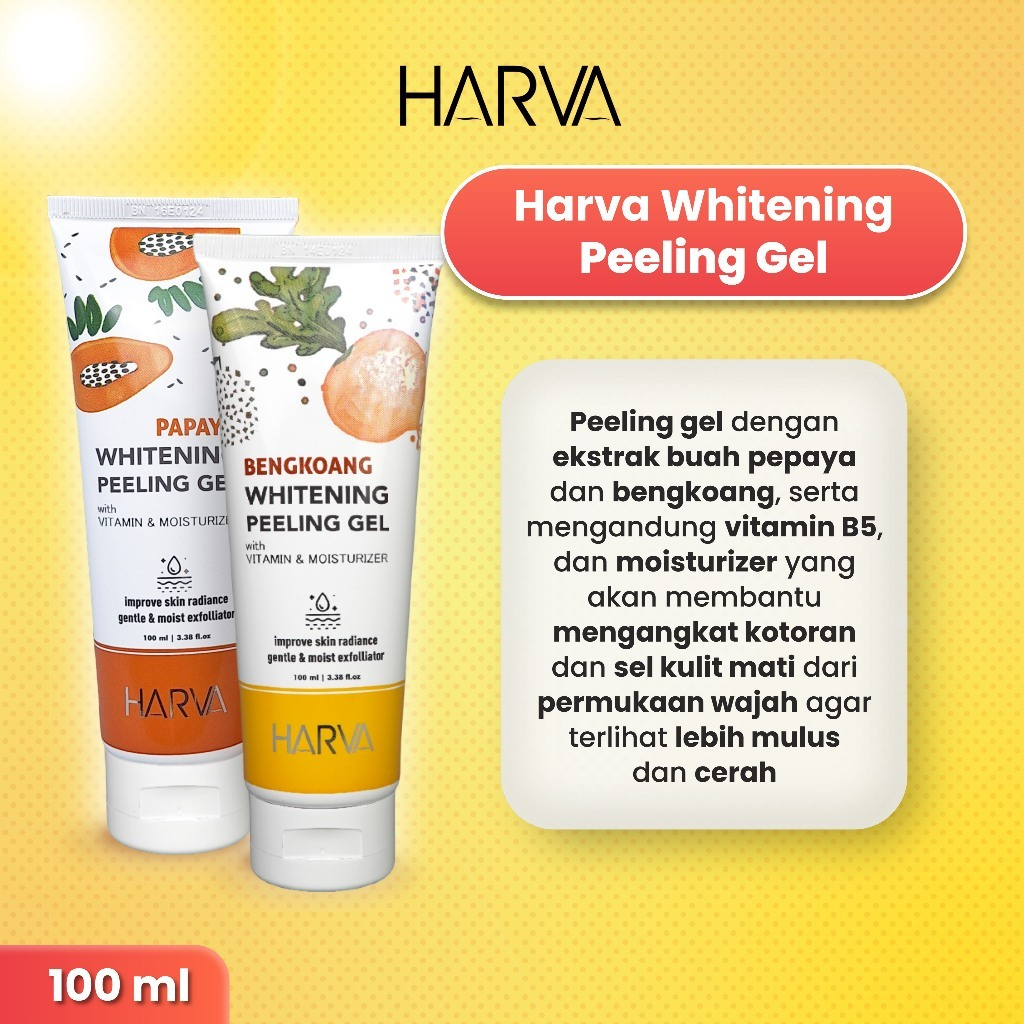 HARVA Peeling Gel (Bengkoang & Papaya) - 100ML - Image 5